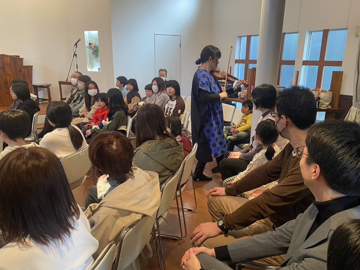コンサートの様子(エスクル岩手@盛岡みなみ教会)