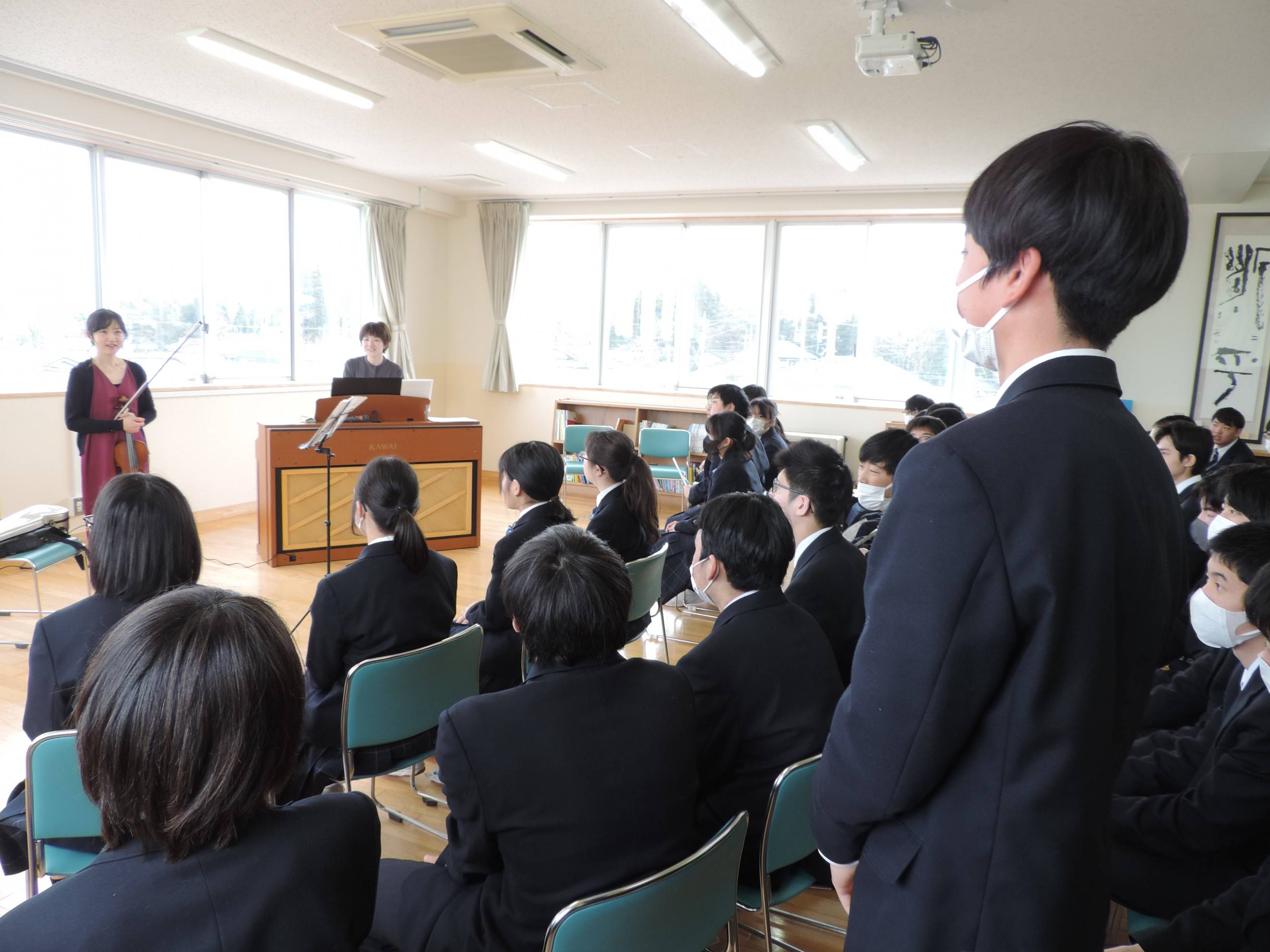 コンサートの様子(富山県立富山高等支援学校)